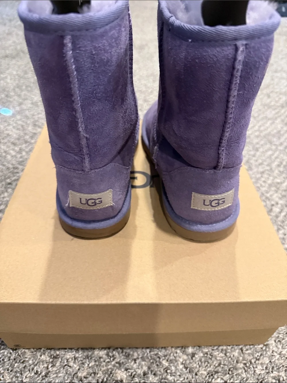 UGG Purple Suede boots